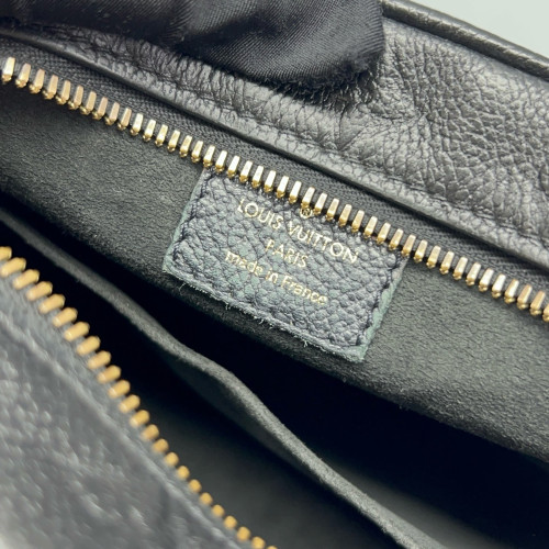 Louis Vuitton Boite Chapeau Souple MM Monogram Empreinte Black