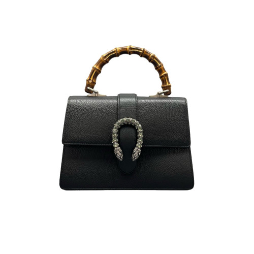 Gucci Crystal Mini Dionysus Top Handle Bag Calfskin Black Gucci Crystal Mini Dionysus Top Handle Bag Calfskin Black