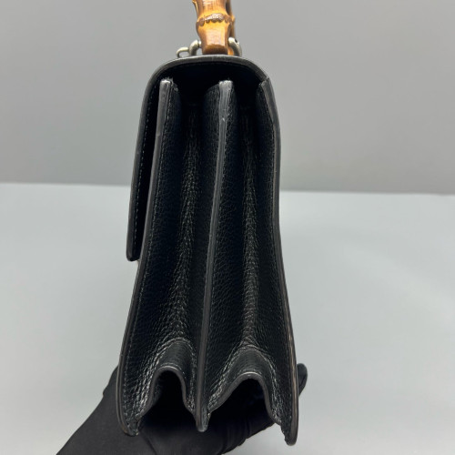 Gucci Crystal Mini Dionysus Top Handle Bag Calfskin Black Gucci Crystal Mini Dionysus Top Handle Bag Calfskin Black