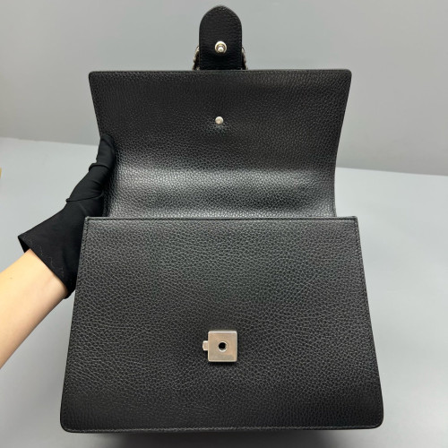 Gucci Crystal Mini Dionysus Top Handle Bag Calfskin Black Gucci Crystal Mini Dionysus Top Handle Bag Calfskin Black