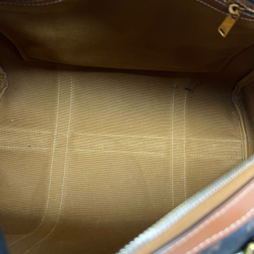 Celine Triomphe Boston Bag Triomphe Brown Black Celine Triomphe Boston Bag Triomphe Brown Black