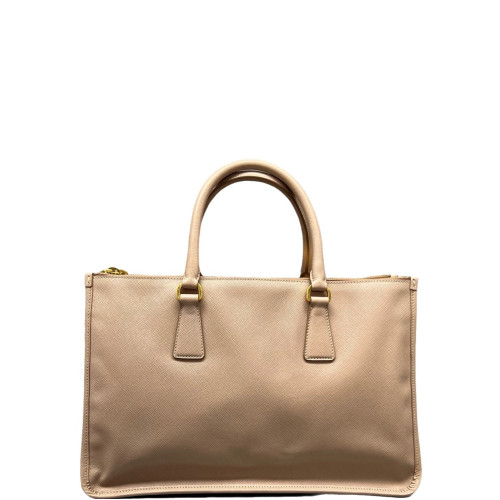 Prada Two-Way Bag Saffiano Calfskin Nude Pink
