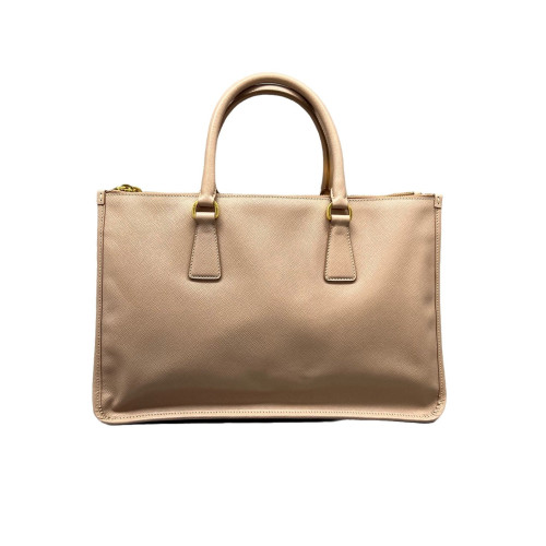 Prada Two-Way Bag Saffiano Calfskin Nude Pink