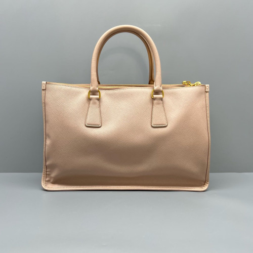 Prada Two-Way Bag Saffiano Calfskin Nude Pink