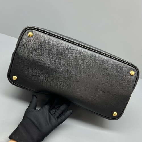 Prada Large Double Bag Saffiano Calfskin Black