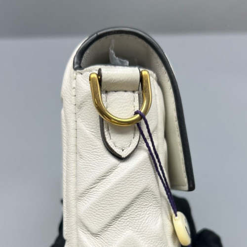 Fendi Baguette Embossed FF White