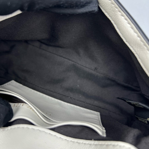 Fendi Baguette Embossed FF White