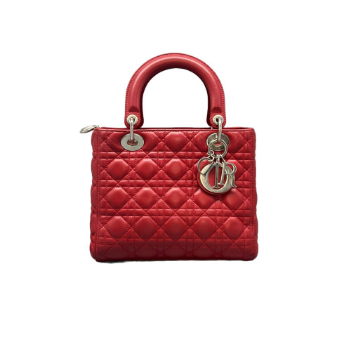 Dior Medium Lady Dior Calfskin Red Dior Medium Lady Dior Calfskin Red