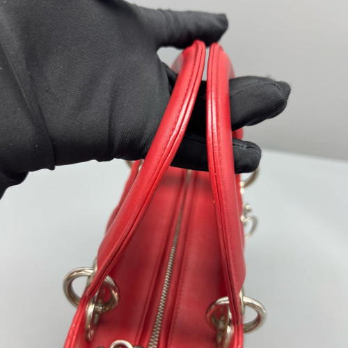Dior Medium Lady Dior Calfskin Red Dior Medium Lady Dior Calfskin Red
