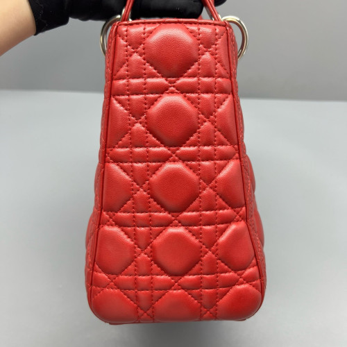 Dior Medium Lady Dior Calfskin Red Dior Medium Lady Dior Calfskin Red