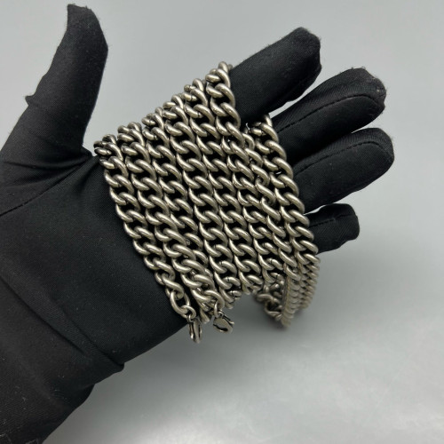 Gucci Mini Dionysus Chain Wallet Calfskin Grey