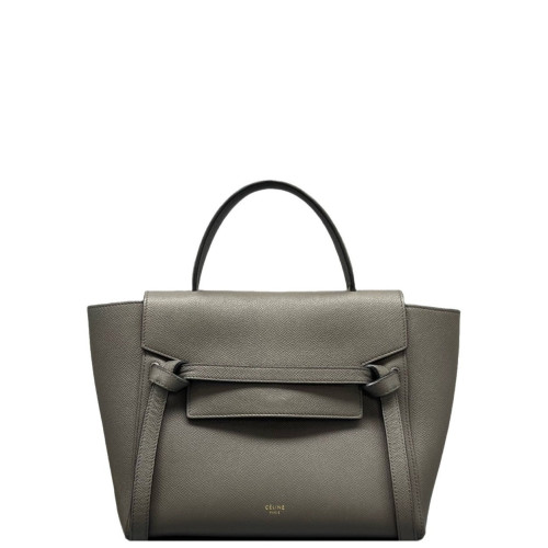 Celine Micro Belt Bag Grained Calfskin Grey