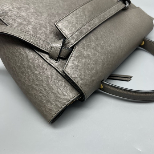 Celine Micro Belt Bag Grained Calfskin Grey