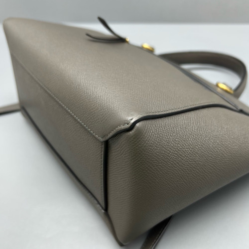 Celine Micro Belt Bag Grained Calfskin Grey