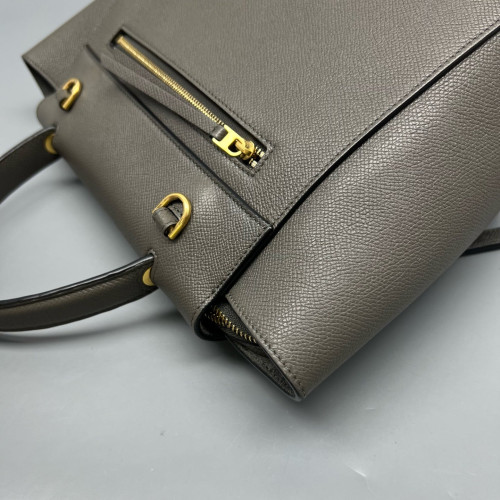 Celine Micro Belt Bag Grained Calfskin Grey