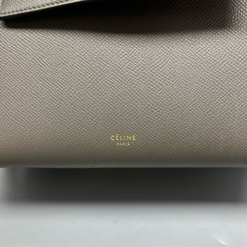 Celine Micro Belt Bag Grained Calfskin Grey