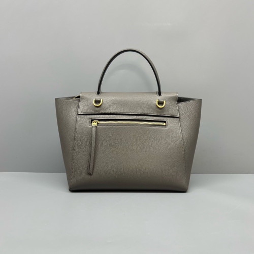 Celine Micro Belt Bag Grained Calfskin Grey