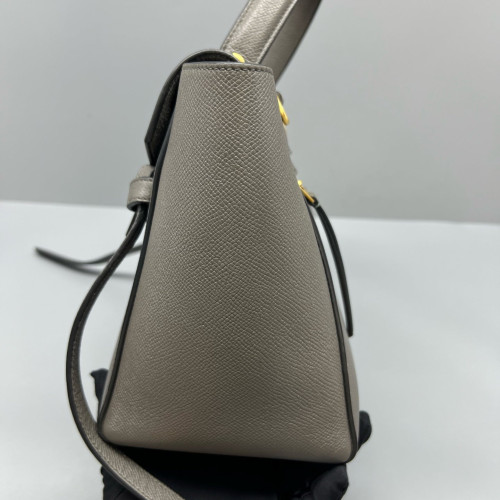 Celine Micro Belt Bag Grained Calfskin Grey