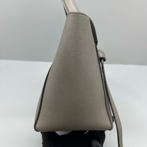 Celine Micro Belt Bag Grained Calfskin Grey