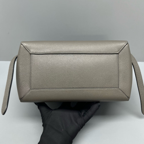 Celine Micro Belt Bag Grained Calfskin Grey