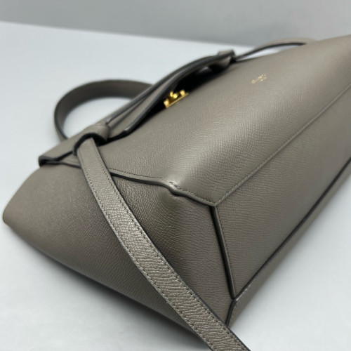 Celine Micro Belt Bag Grained Calfskin Grey