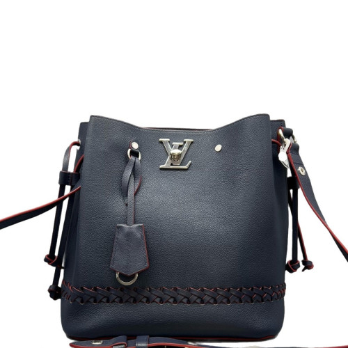 Louis Vuitton Lockme Bucket Calfskin Blue