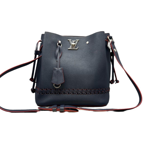 Louis Vuitton Lockme Bucket Calfskin Blue