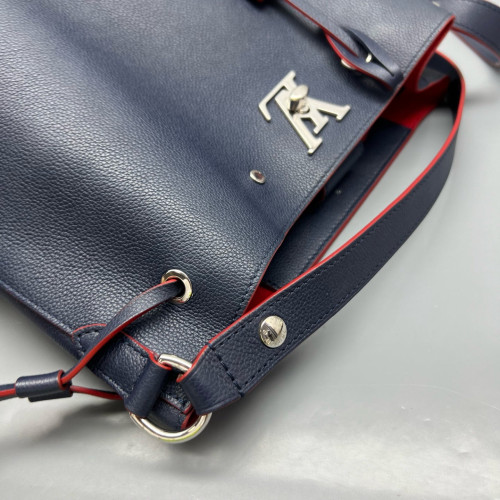 Louis Vuitton Lockme Bucket Calfskin Blue