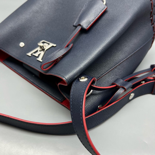 Louis Vuitton Lockme Bucket Calfskin Blue