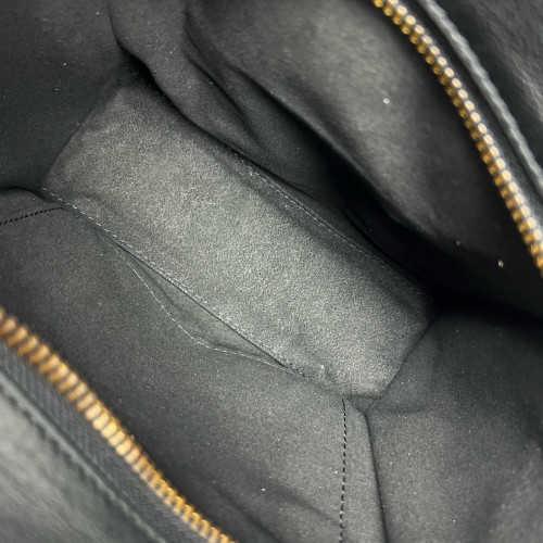 Celine Nano Luggage Calfskin Black