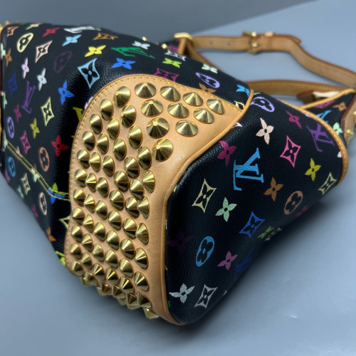 Louis Vuitton Studded X Takashi Murakami Chrissie Monogram Multicolor Black