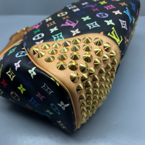 Louis Vuitton Studded X Takashi Murakami Chrissie Monogram Multicolor Black