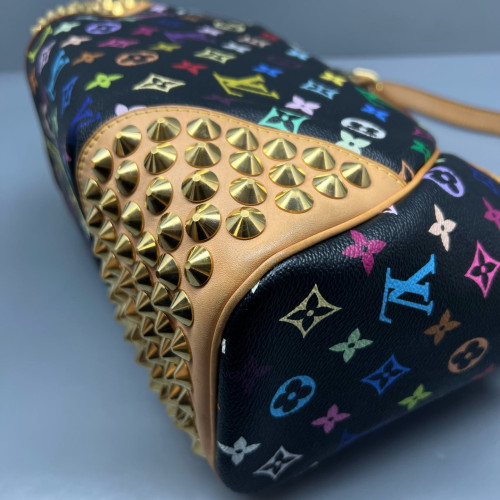 Louis Vuitton Studded X Takashi Murakami Chrissie Monogram Multicolor Black