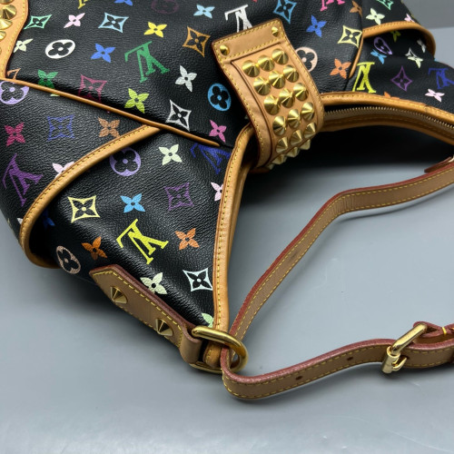 Louis Vuitton Studded X Takashi Murakami Chrissie Monogram Multicolor Black