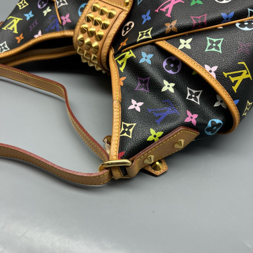 Louis Vuitton Studded X Takashi Murakami Chrissie Monogram Multicolor Black