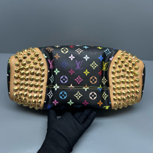 Louis Vuitton Studded X Takashi Murakami Chrissie Monogram Multicolor Black