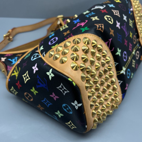 Louis Vuitton Studded X Takashi Murakami Chrissie Monogram Multicolor Black