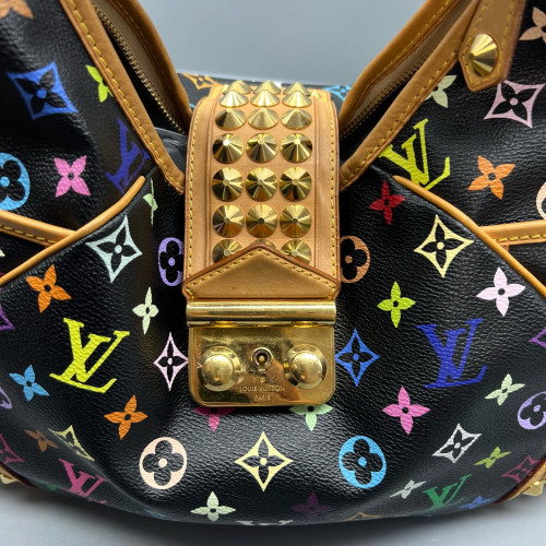 Louis Vuitton Studded X Takashi Murakami Chrissie Monogram Multicolor Black