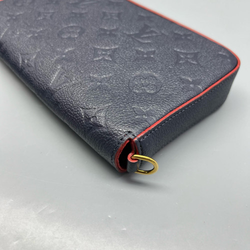 Louis Vuitton Pochette Felicie Chain Wallet Monogram Empreinte Blue