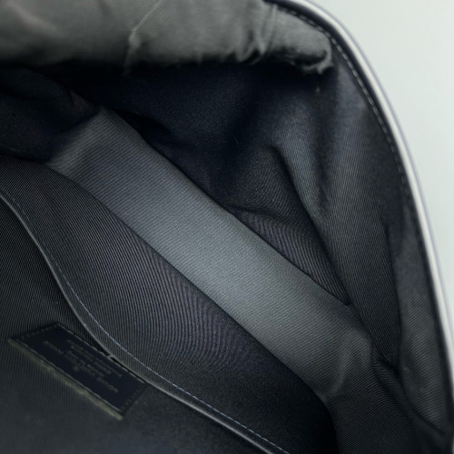Louis Vuitton Messenger Monogram Shadow White Dark Blue
