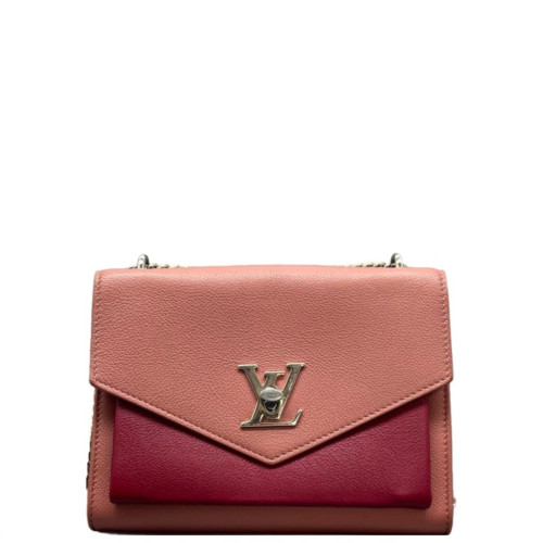 Louis Vuitton Mylockme Chain Bag BB Calfskin Pink