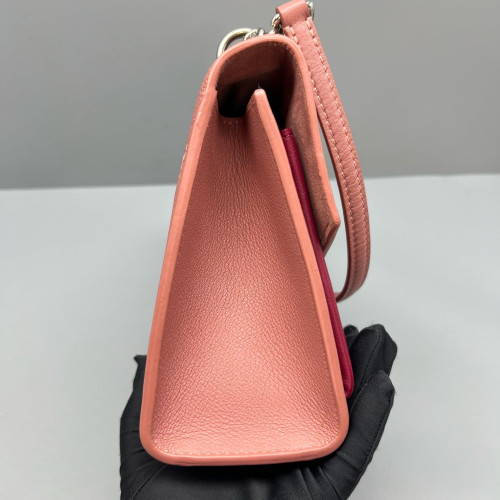 Louis Vuitton Mylockme Chain Bag BB Calfskin Pink