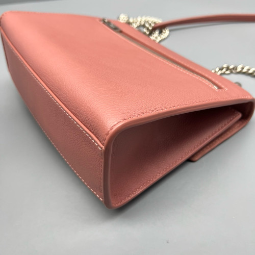 Louis Vuitton Mylockme Chain Bag BB Calfskin Pink