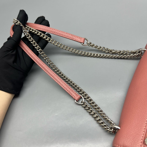 Louis Vuitton Mylockme Chain Bag BB Calfskin Pink