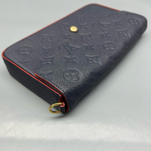 Louis Vuitton Pochette Felicie Chain Wallet Monogram Empreinte Blue