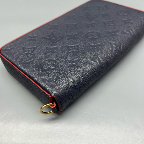 Louis Vuitton Pochette Felicie Chain Wallet Monogram Empreinte Blue