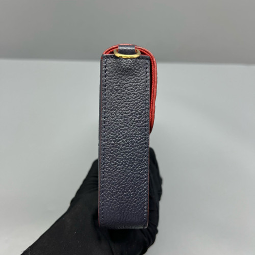Louis Vuitton Pochette Felicie Chain Wallet Monogram Empreinte Blue