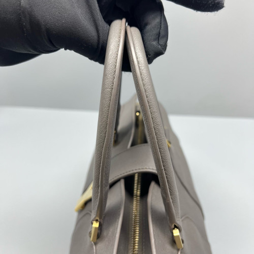 Yves Saint Laurent Small Cabas Chyc Calfskin Grey