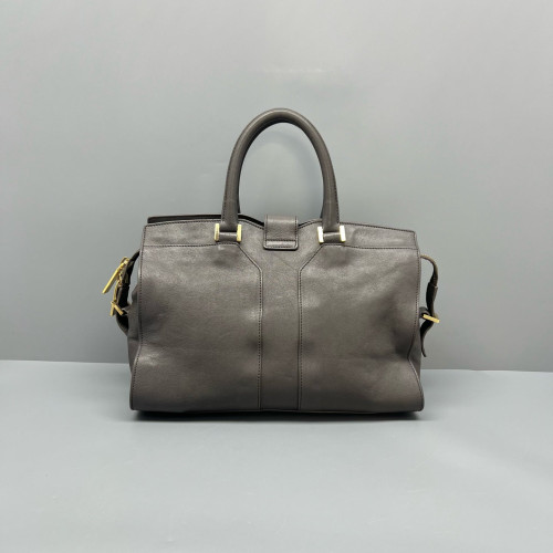 Yves Saint Laurent Small Cabas Chyc Calfskin Grey