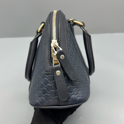 Gucci Mini Microguccissima Dome Bag Guccissima Blue